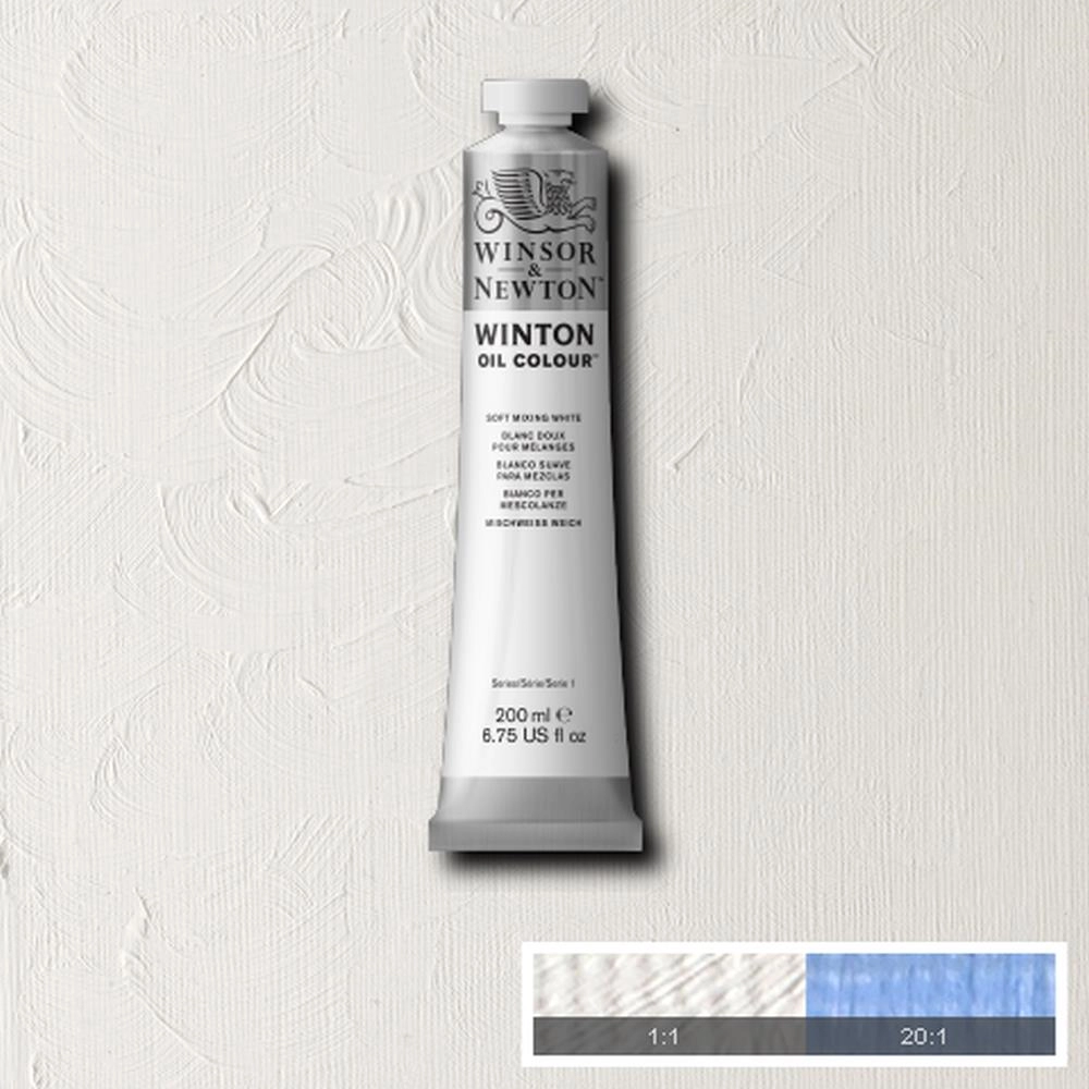 Een Olieverf Winton 200ml soft mixing white koop je bij Terpen Tijn