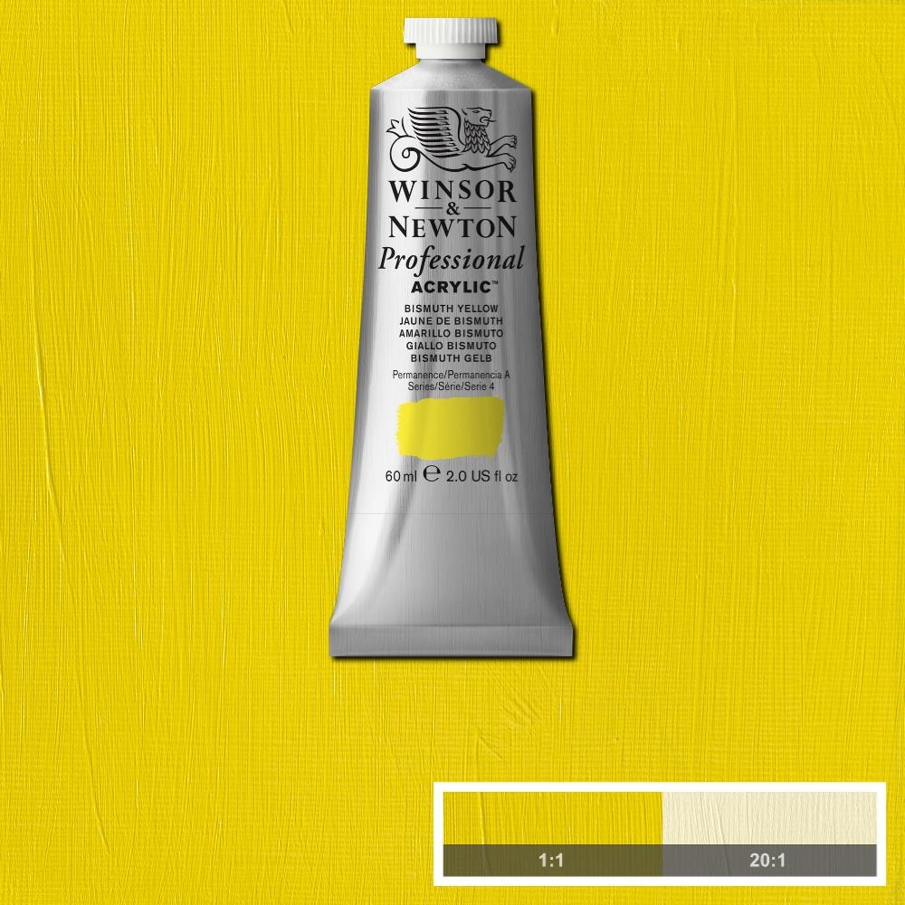 Een WINSOR & NEWTON ARTISTS ACRYLVERF 60ML 025 BISMUTH YELLOW koop je bij Terpen Tijn