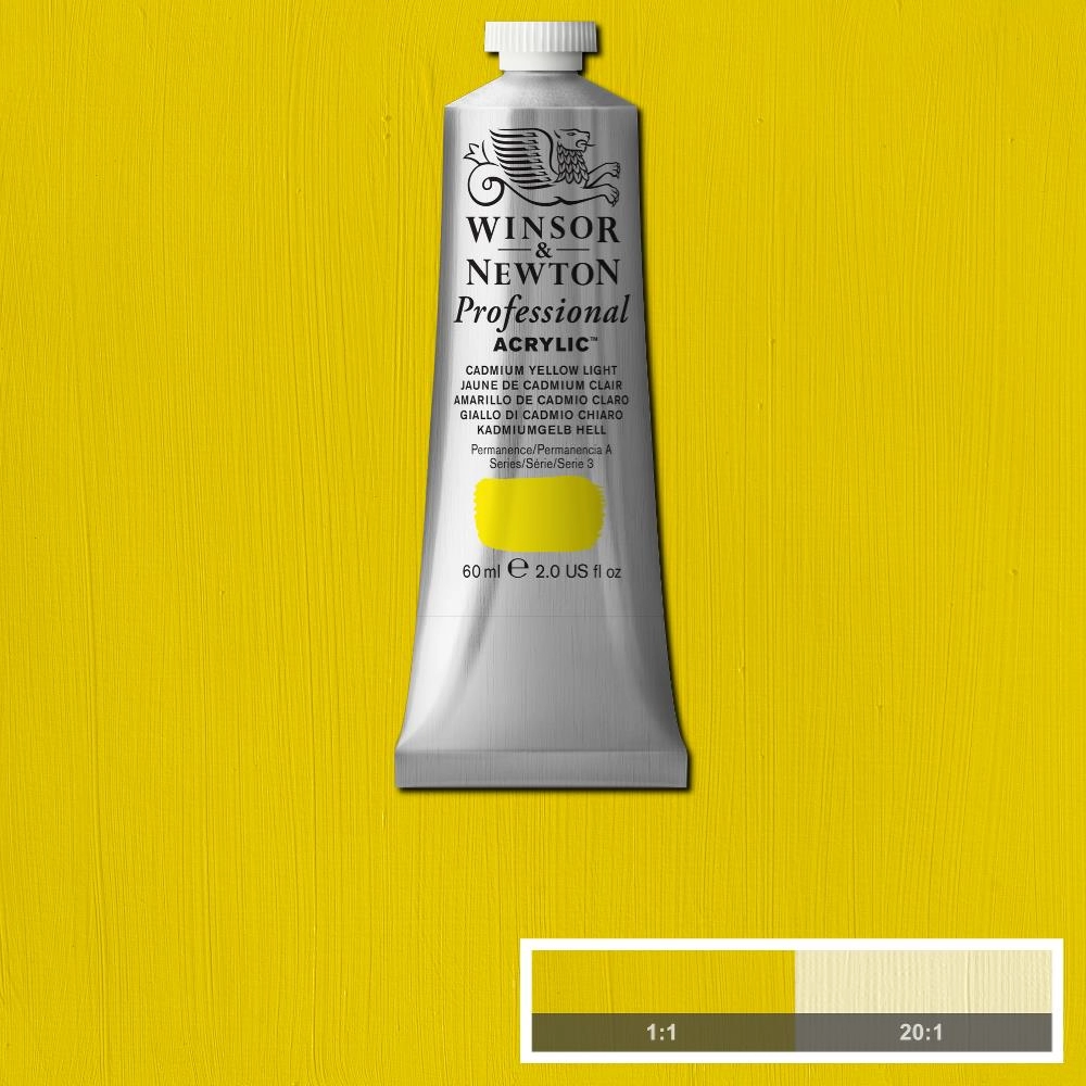 Een Winsor & Newton Professional Acrylic Colour 60ml 113 cadmium yellow light koop je bij Terpen Tijn