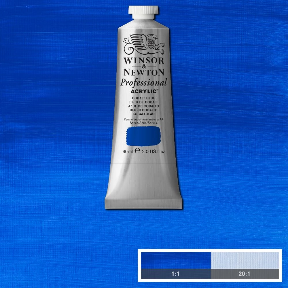 Een Winsor & Newton Professional Acrylic Colour 60ml 178 cobalt blue koop je bij Terpen Tijn