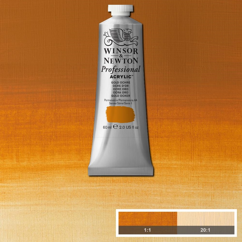 Een WINSOR & NEWTON ARTISTS ACRYLVERF 60ML 285 GOLD OCHRE koop je bij Terpen Tijn