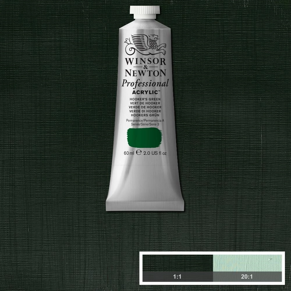 Een WINSOR & NEWTON ARTISTS ACRYLVERF 60ML 311 HOOKER'S GREEN koop je bij Terpen Tijn