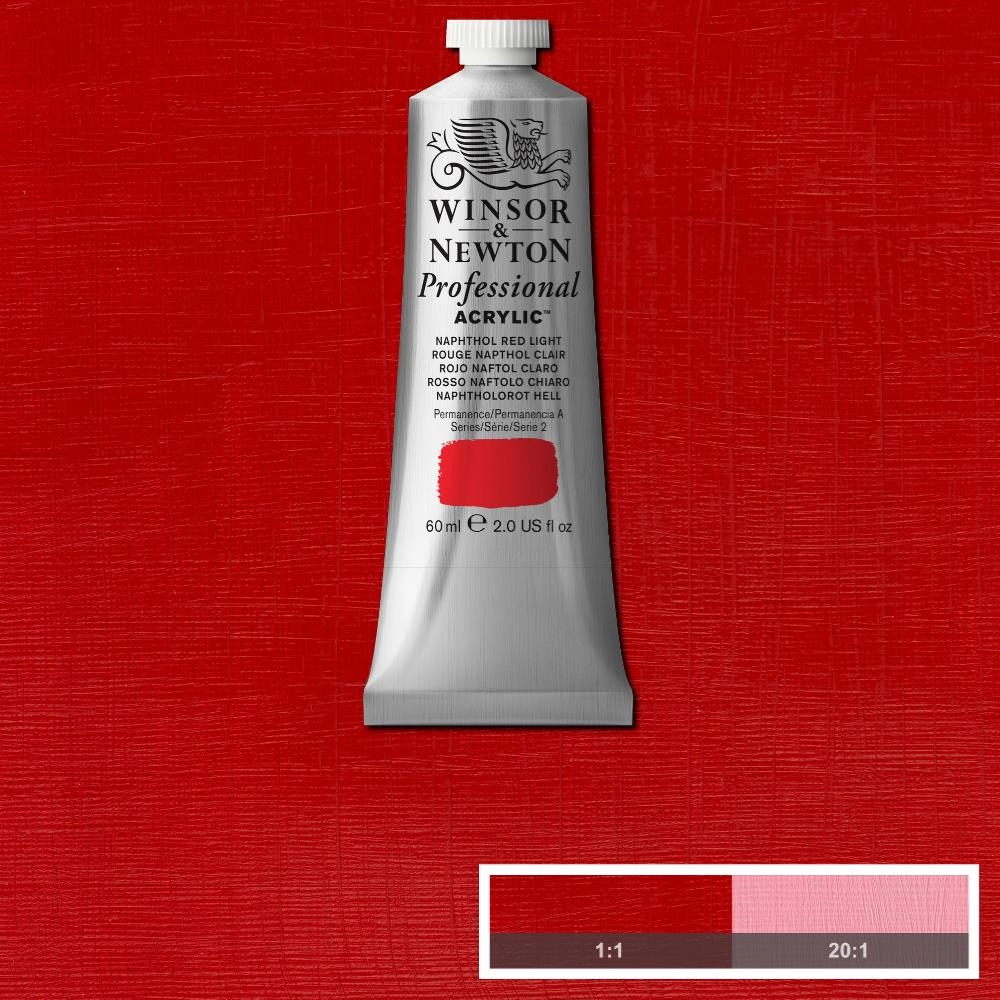 Een WINSOR & NEWTON ARTISTS ACRYLVERF 60ML 421 NAPHTHOL RED LIGHT koop je bij Terpen Tijn