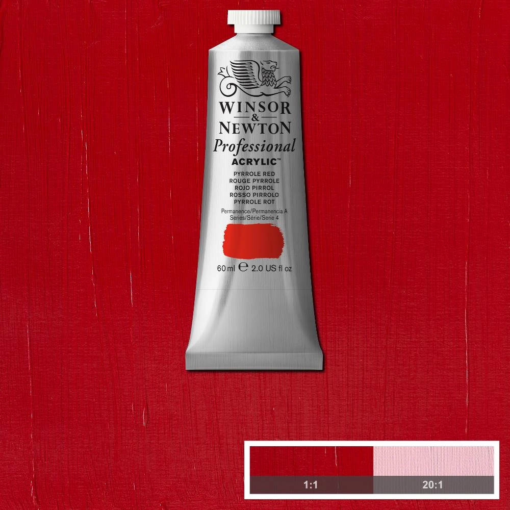 Een WINSOR & NEWTON ARTISTS ACRYLVERF 60ML 534 PYRROLE RED koop je bij Terpen Tijn