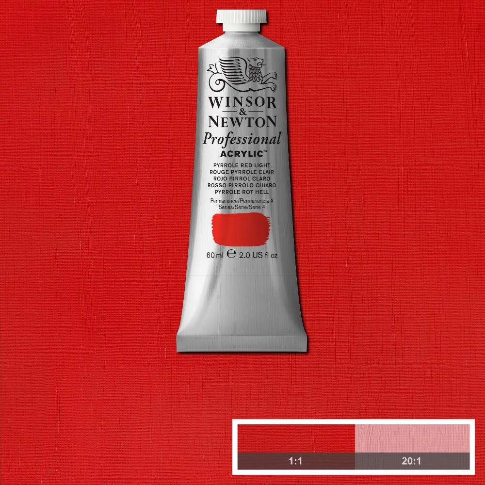 Een WINSOR & NEWTON ARTISTS ACRYLVERF 60ML 536 PYRROLE RED LIGHT koop je bij Terpen Tijn