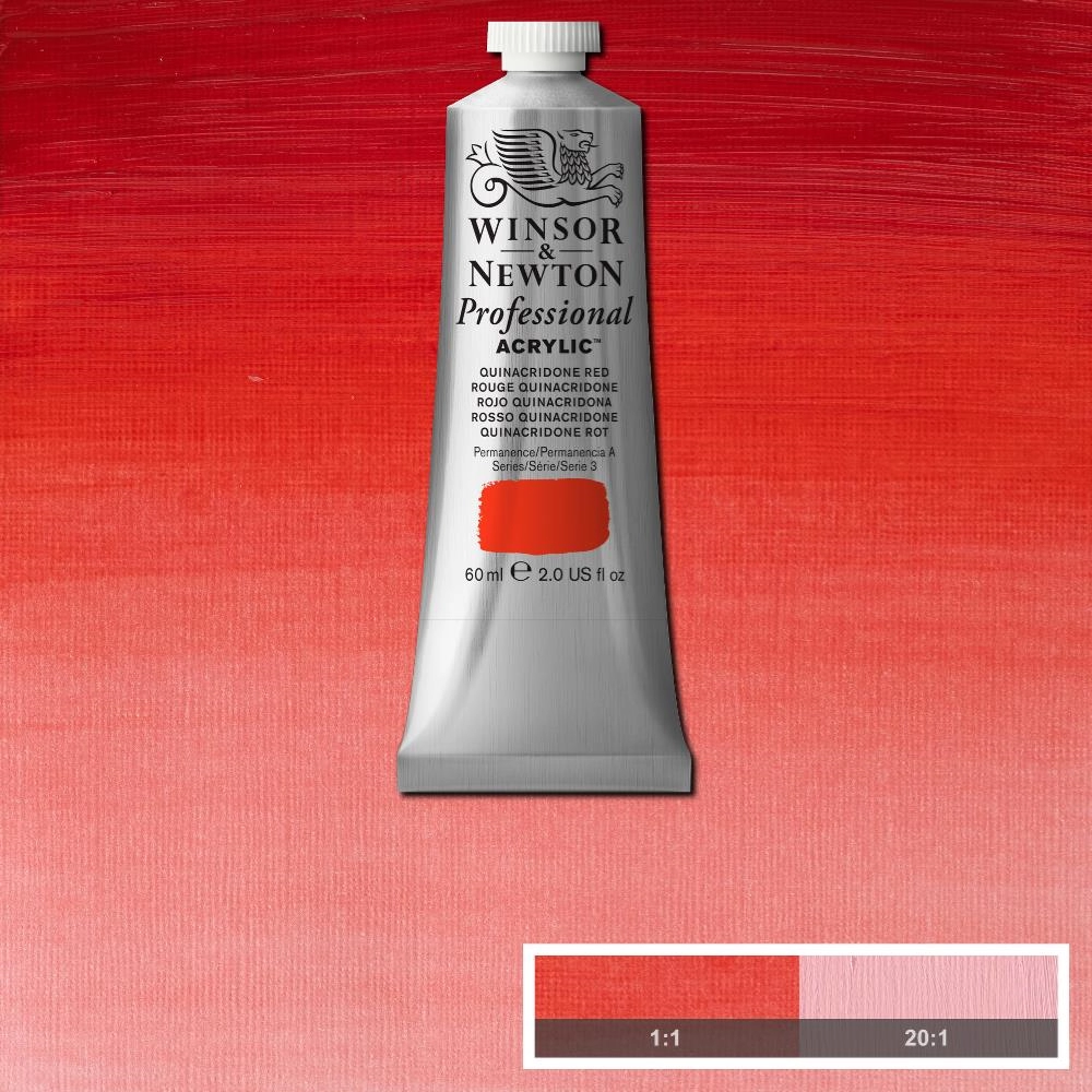 Een WINSOR & NEWTON ARTISTS ACRYLVERF 60ML 548 QUINACRIDONE RED koop je bij Terpen Tijn