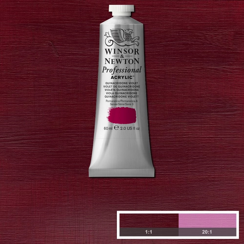 Een WINSOR & NEWTON ARTISTS ACRYLVERF 60ML 550 QUINAC VIOLET koop je bij Terpen Tijn