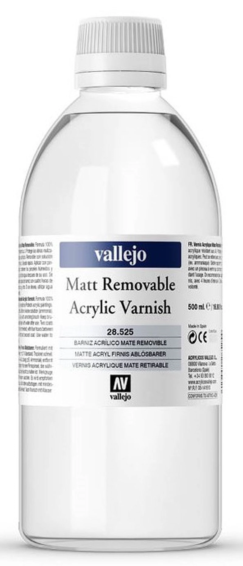 Een Acrylvernis verwijderbaar mat 500 ml koop je bij Terpen Tijn