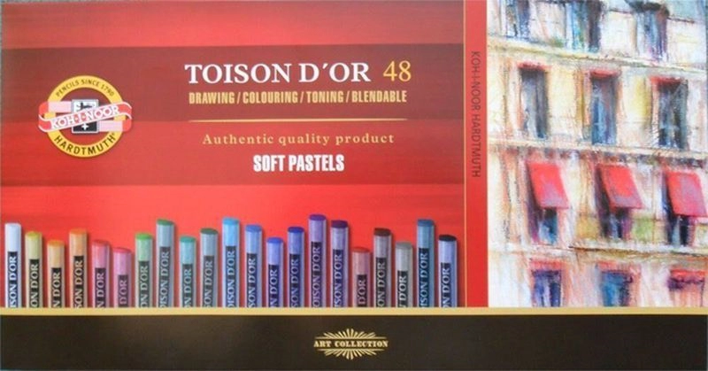 Een Toison d'Or pastels set 48 stuks Koh-I-Noor koop je bij Terpen Tijn