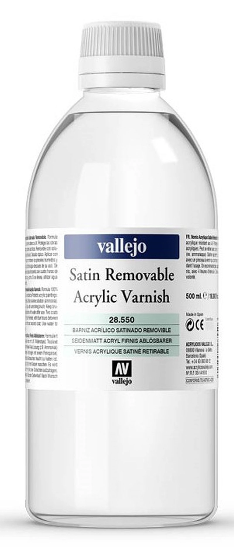 Een Acrylvernis verwijderbaar satijn 500 ml koop je bij Terpen Tijn