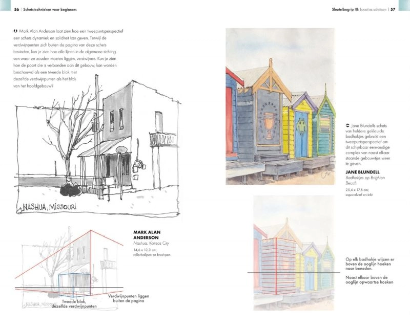 Een Schetstechnieken voor beginners Flexicover, 112 pagina's koop je bij Terpen Tijn